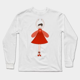 Christmas Snowflake Fairy Digital Art | Christmas Special | Melanie Jensen Illustrations Long Sleeve T-Shirt